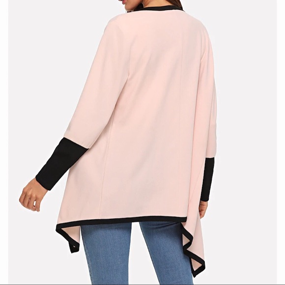 Pink Open Front Jacket - Picture 3 of 8